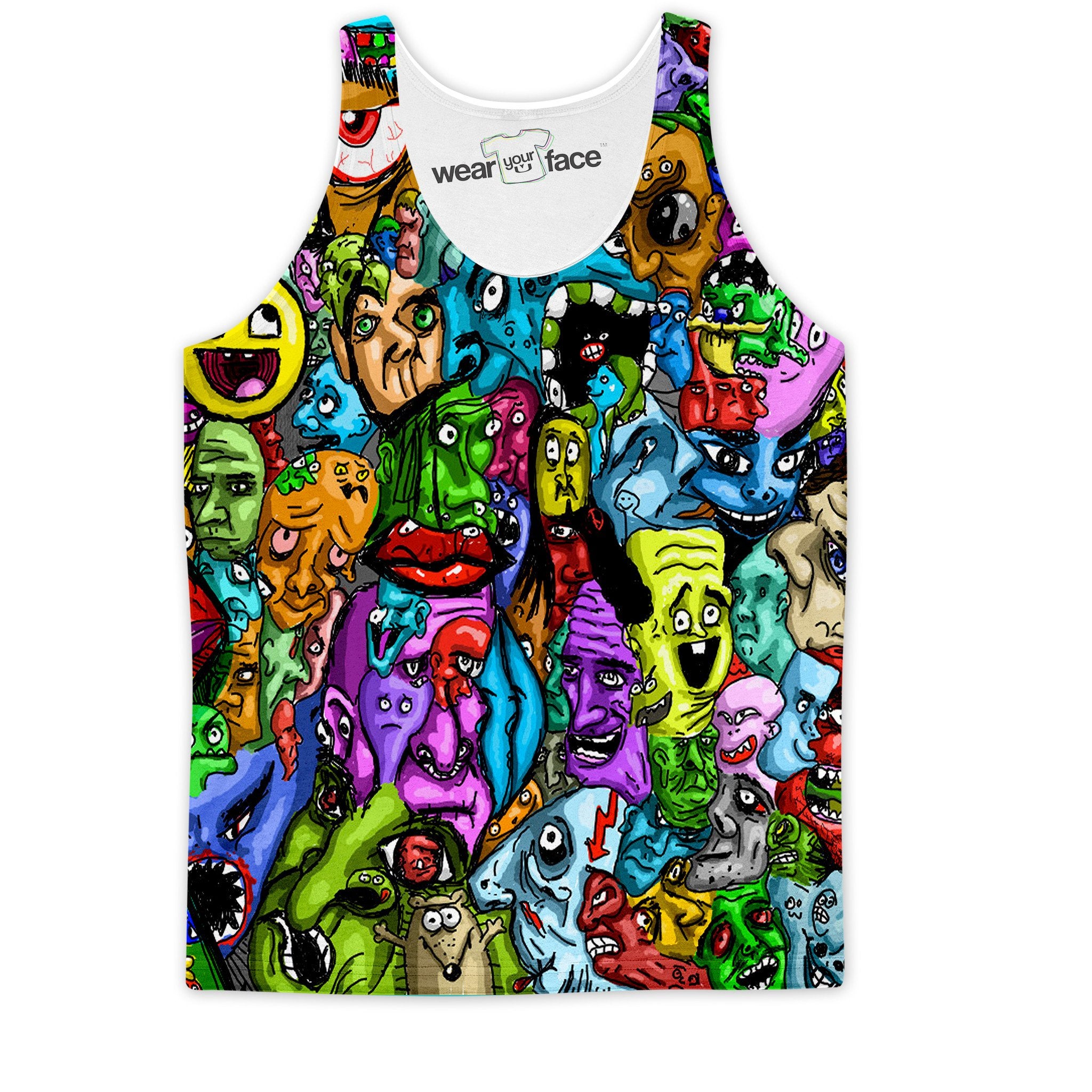 Trippy Faces Tank