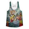 Captain Laser Beam Girls Tank