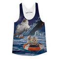 Sinking Ship Cats Girls Tank