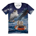 Sinking Ship Cats T-Shirt