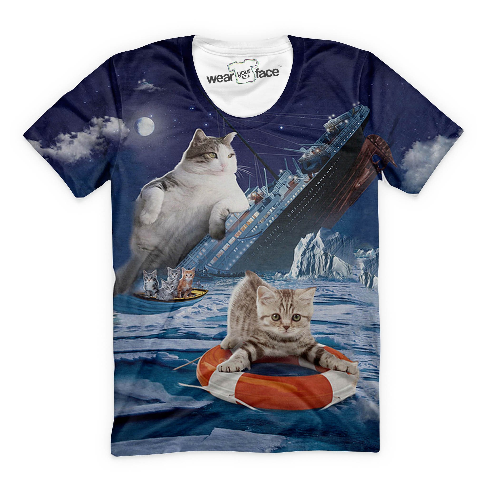 Sinking Ship Cats T-Shirt
