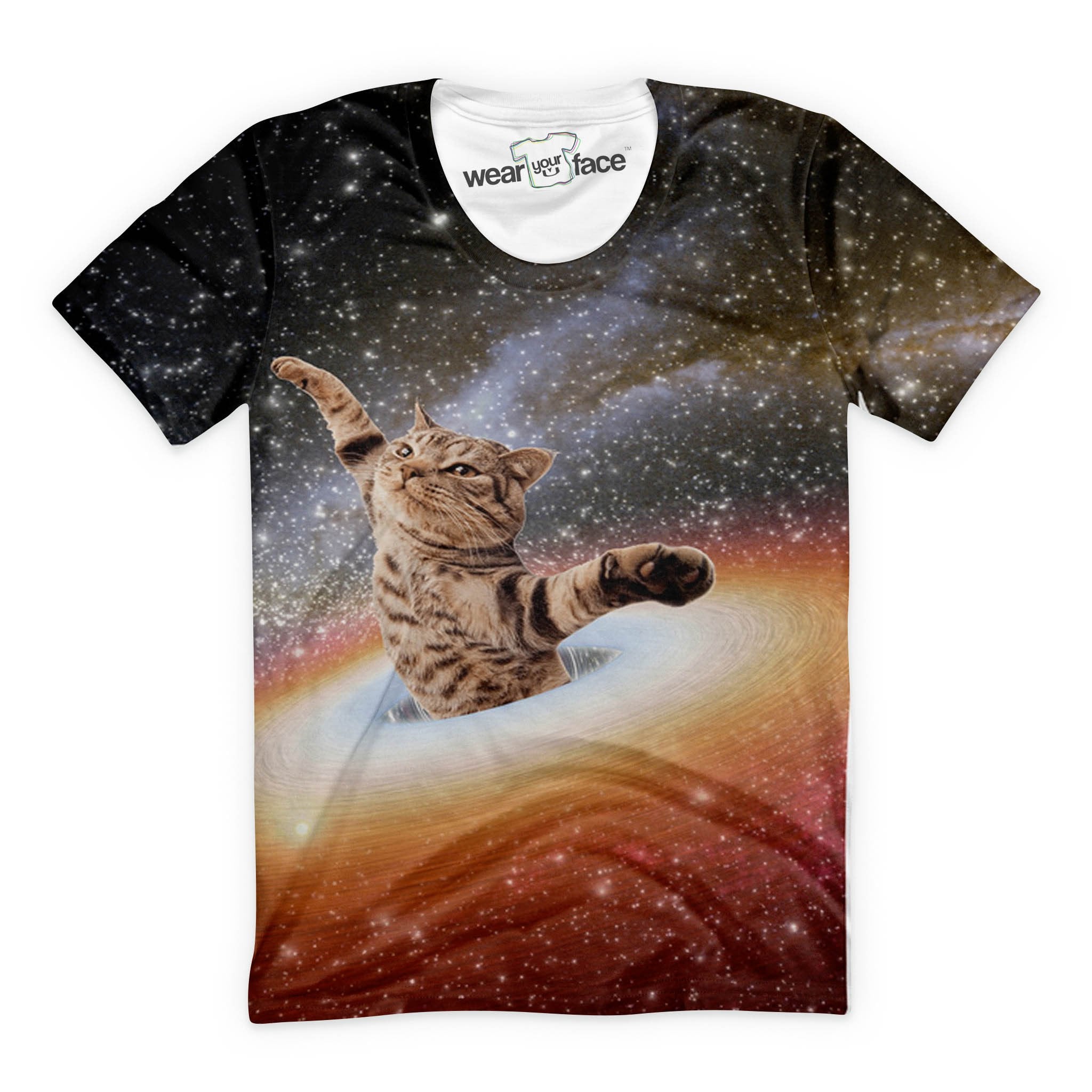 Hug Me Galaxy Cat T-Shirt