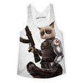 Grumpy Cat Soldier Girls Tank