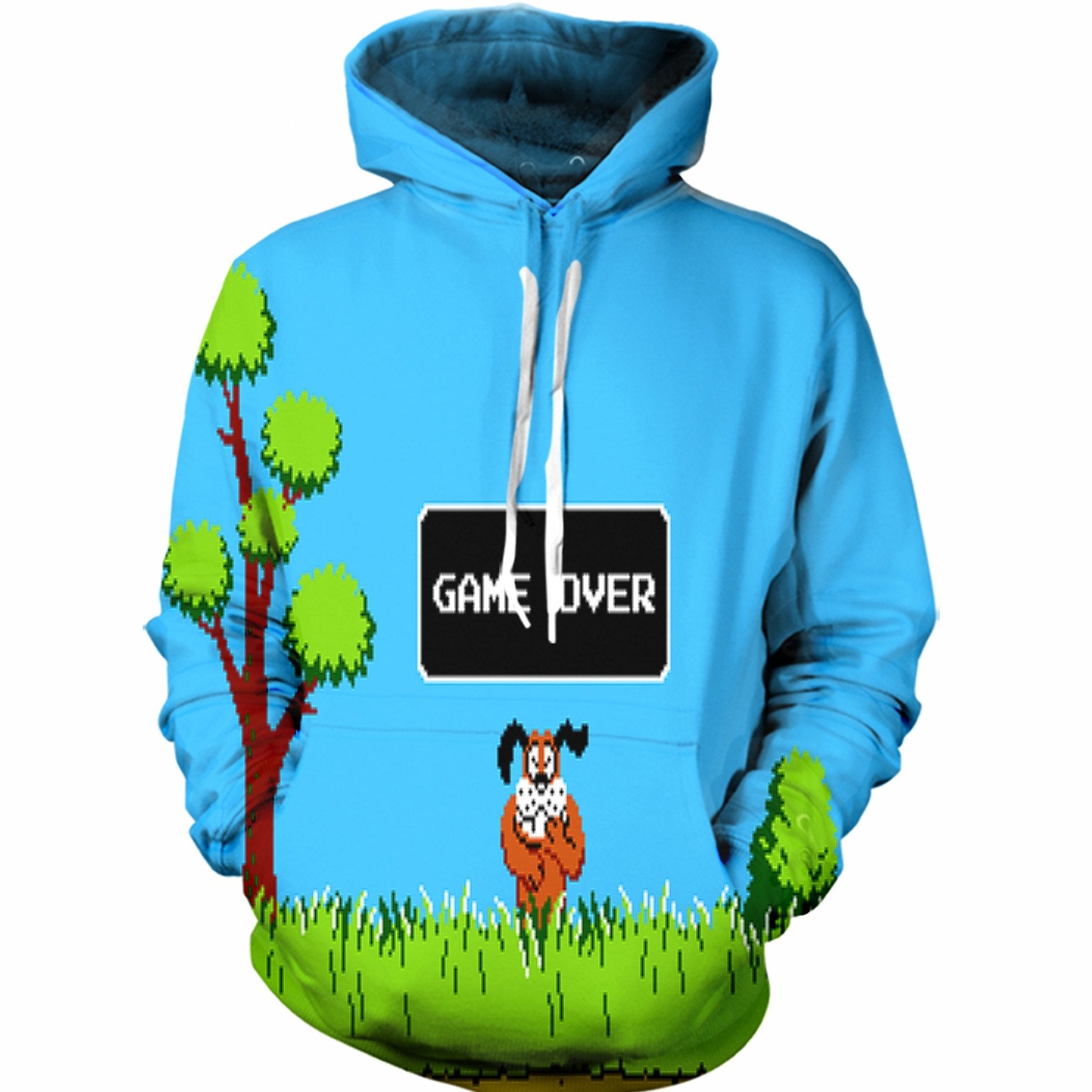 Game Over Duck Hunt Hoodie