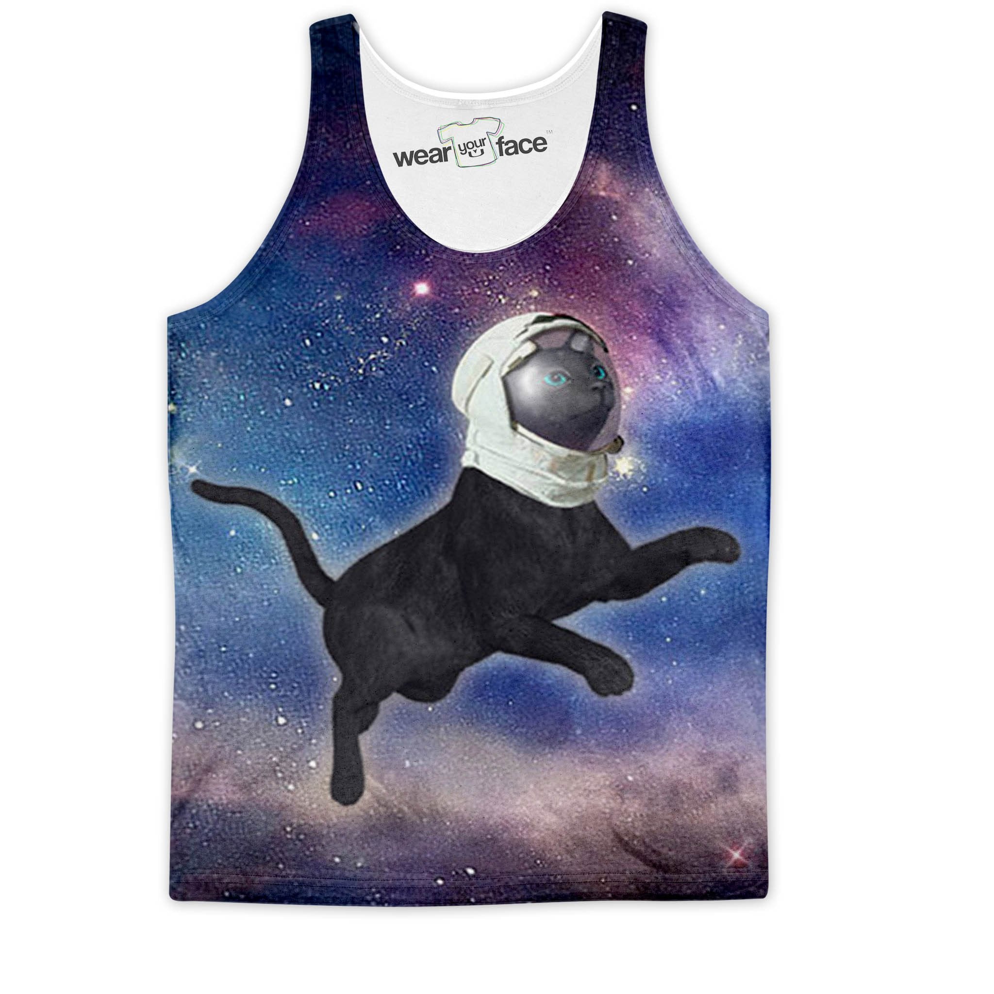Trippy Neon Feline Tank