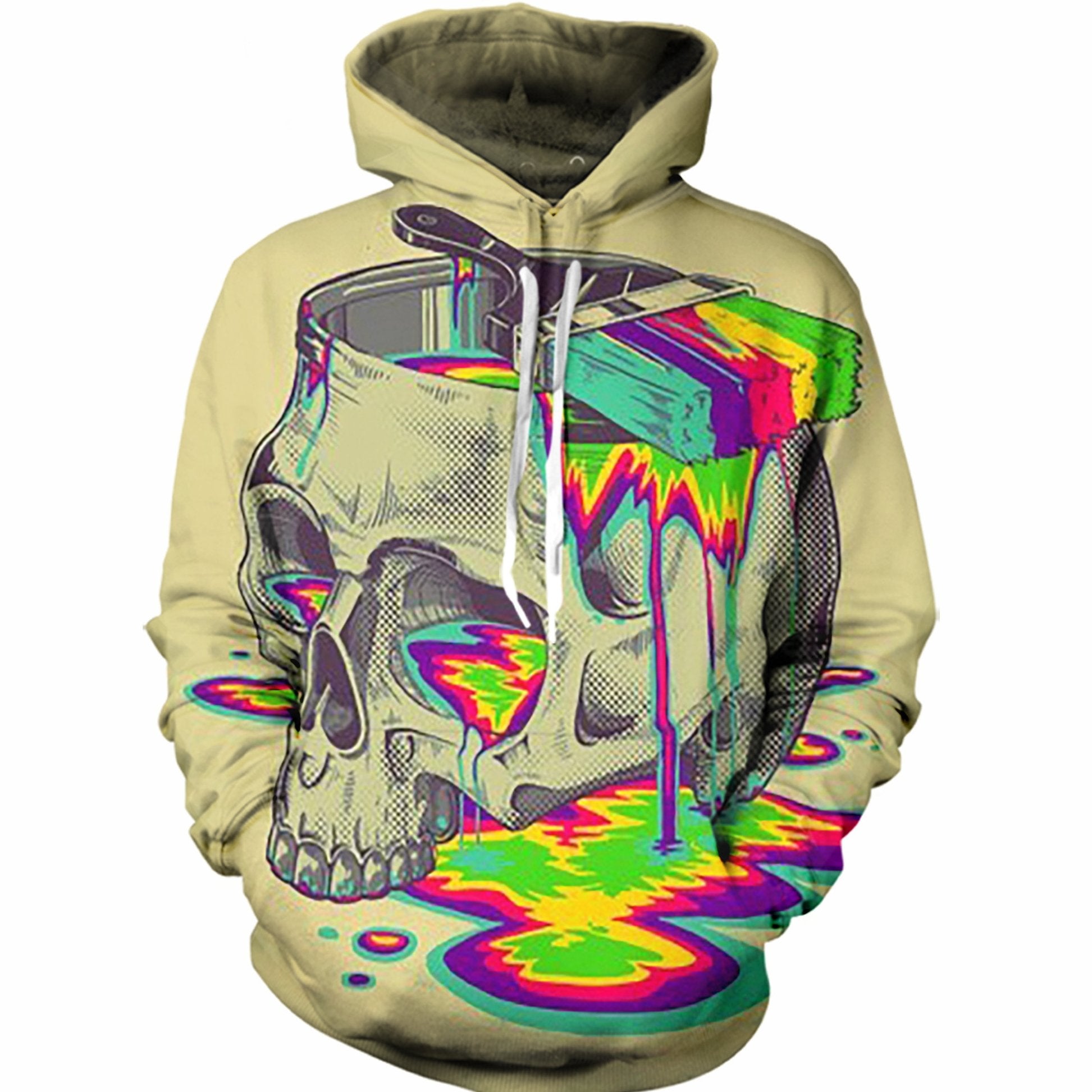 Neon Skull Hoodie