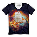 Purrfect Pizza Galaxy T-Shirt