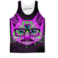 Neon Third Eye Kitty Tank