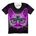 Neon Third Eye Kitty T-Shirt