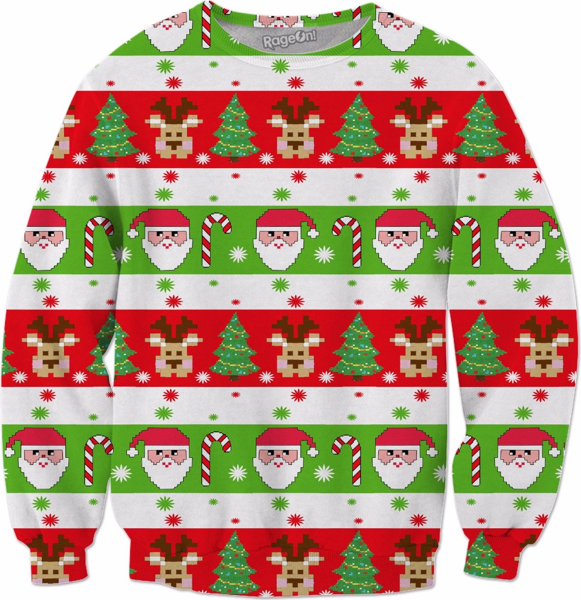 Christmas Pattern Crewneck Sweatshirt v1