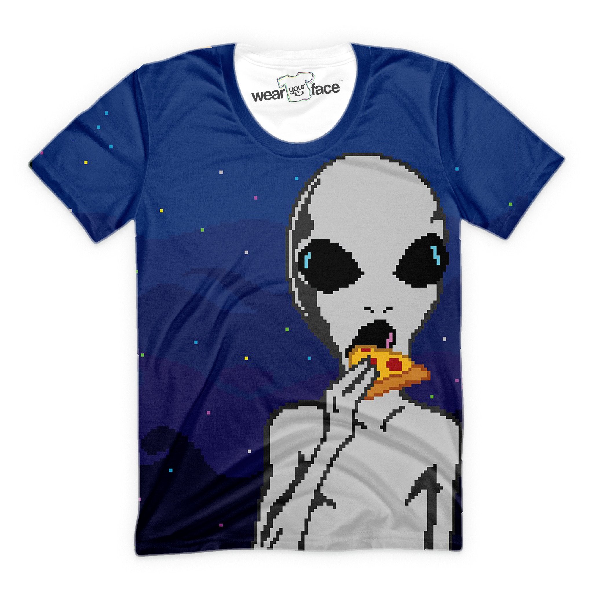Aliens Love Pizza T-Shirt