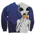 Aliens Love Pizza Sweatshirt