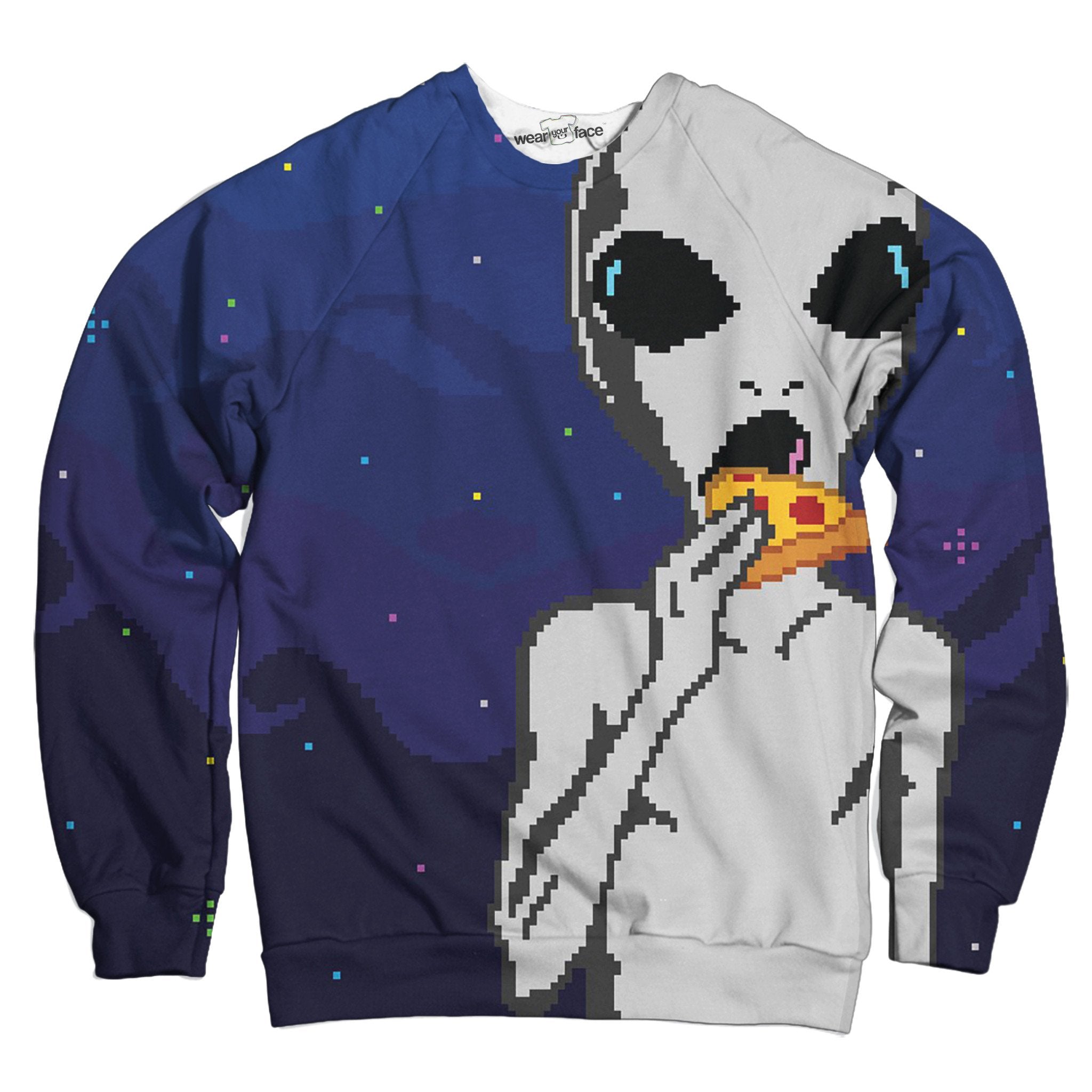 Aliens Love Pizza Sweatshirt