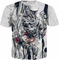 Cat in Flowers T-Shirt