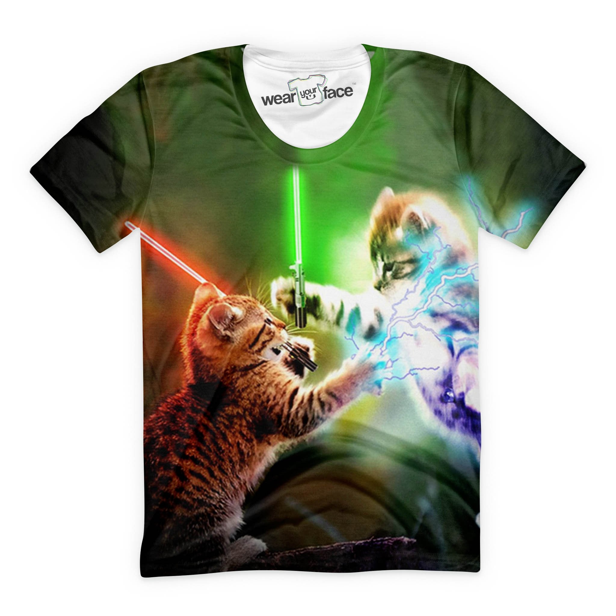Lightsaber Cat Wars T-Shirts