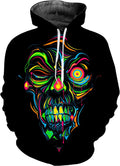 Zombie Art Dead Face Hoodie