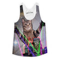 Giant Neon Spotlight Cat Girls Tank