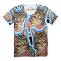 Trippy Neon Feline T-Shirt
