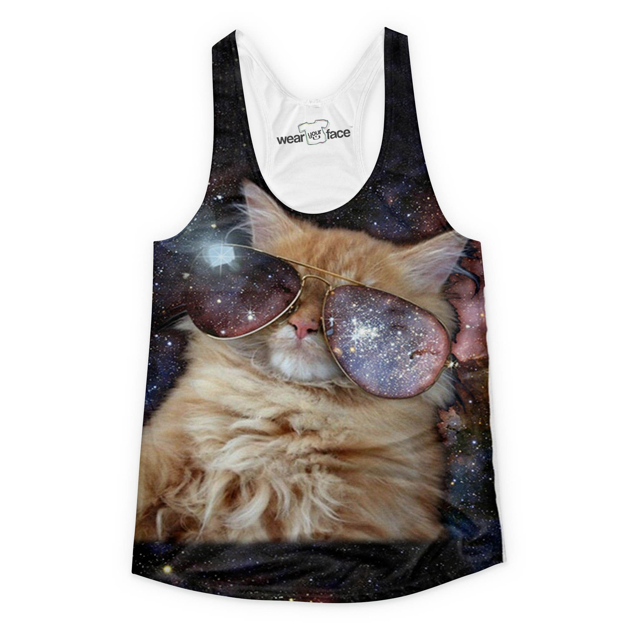 Coolest Cat In The Galaxy Girls Tank
