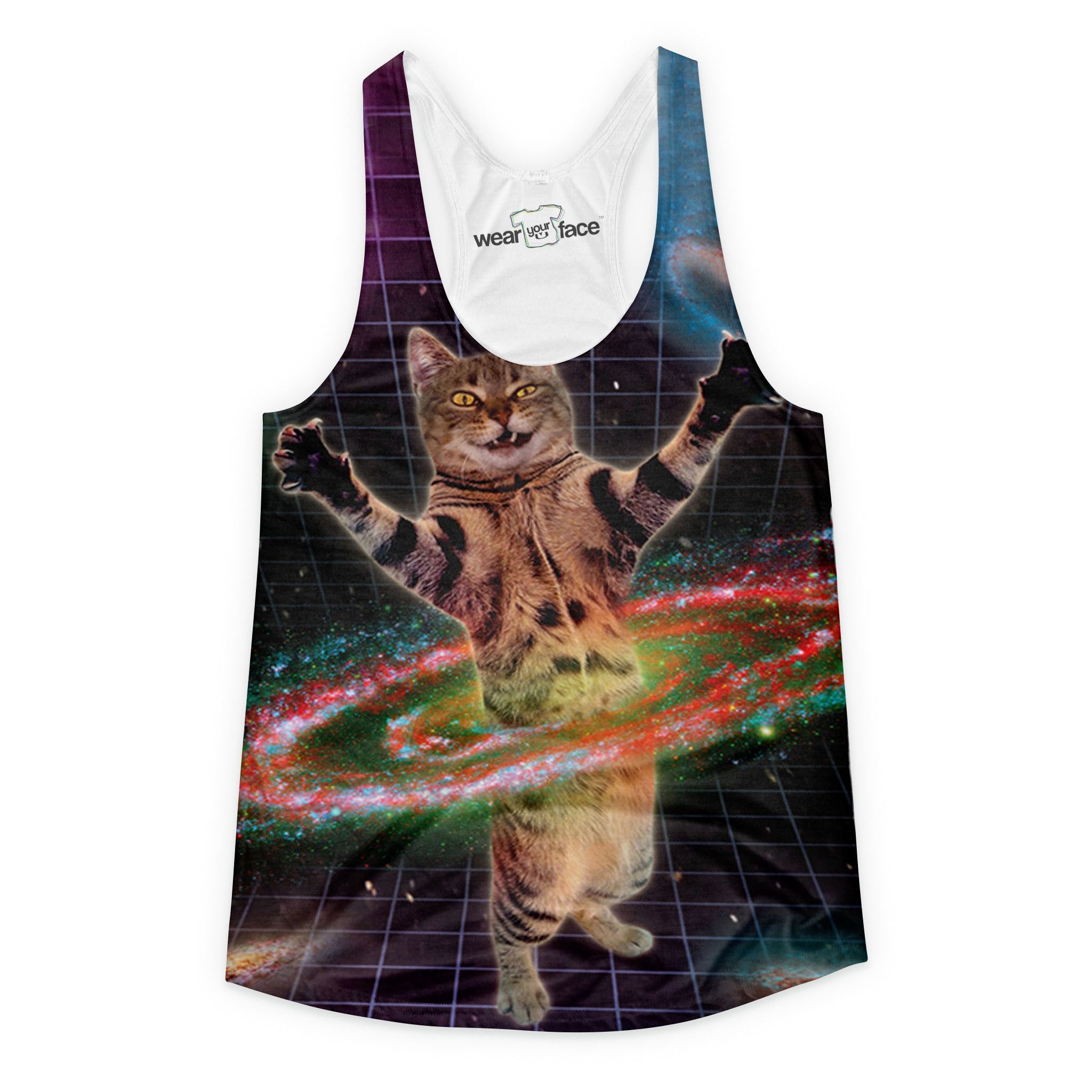 Trippy Space Paws Girls Tank