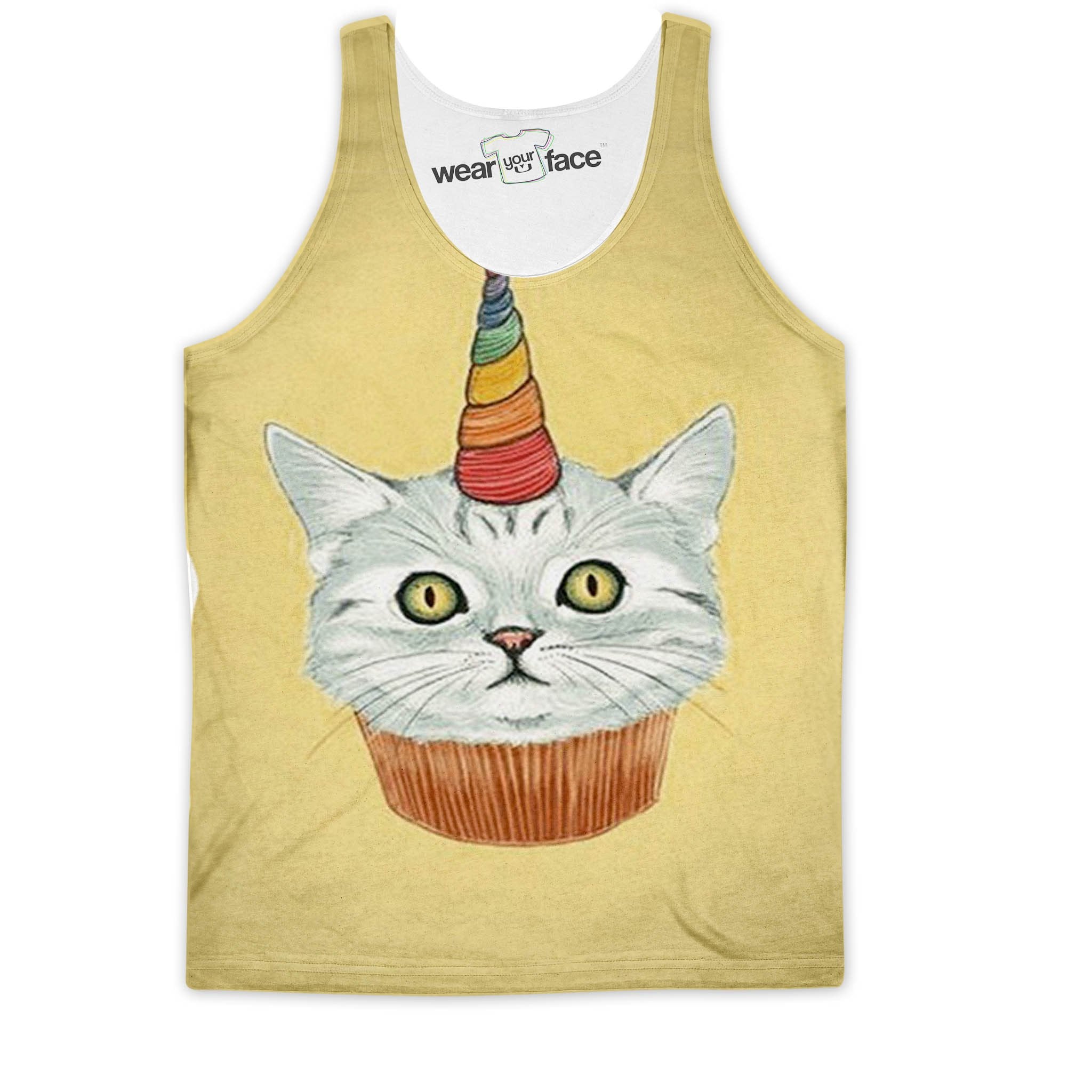 Cupcake Unicorn Cat Tank