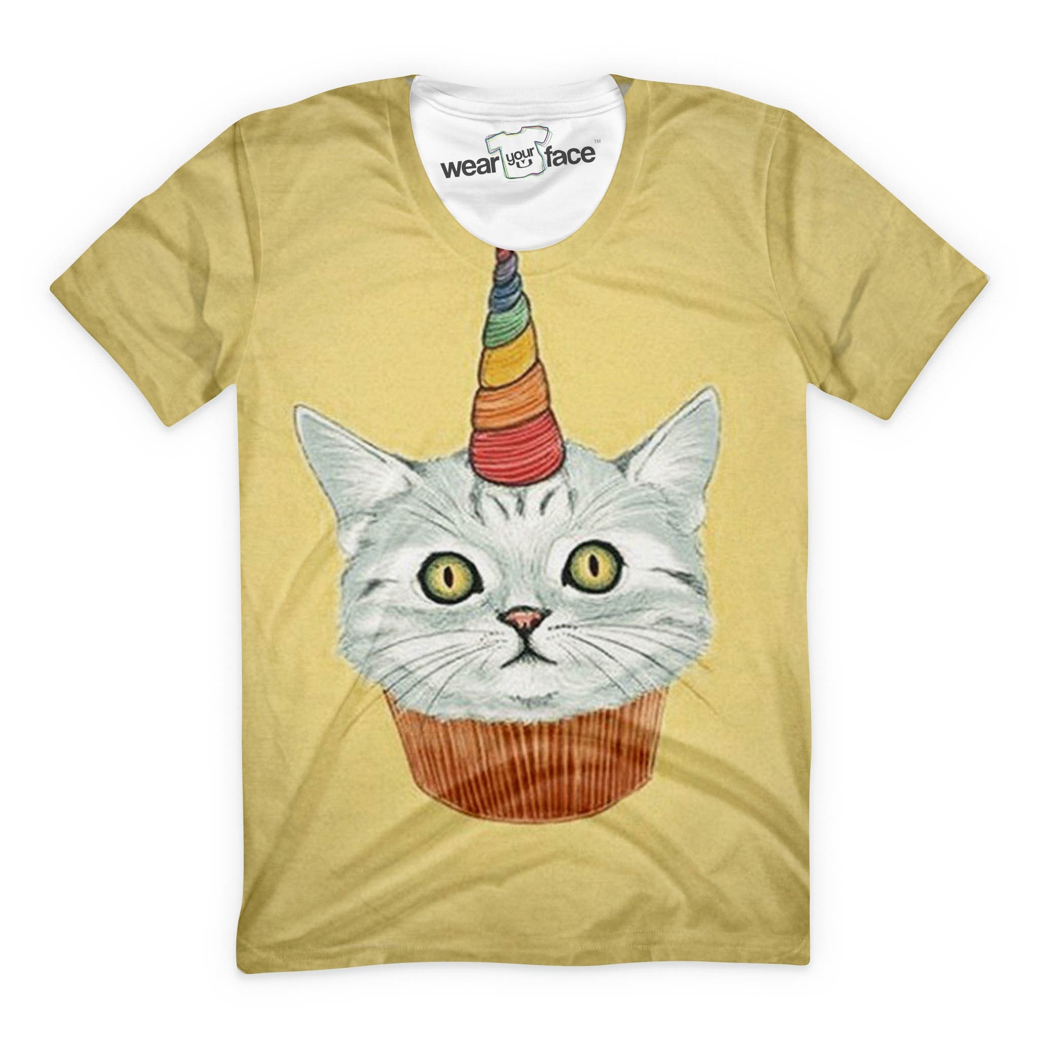 Cupcake Unicorn Cat T-Shirt