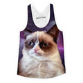 Grumpy Cat Is Done With Earth Girls Tank
