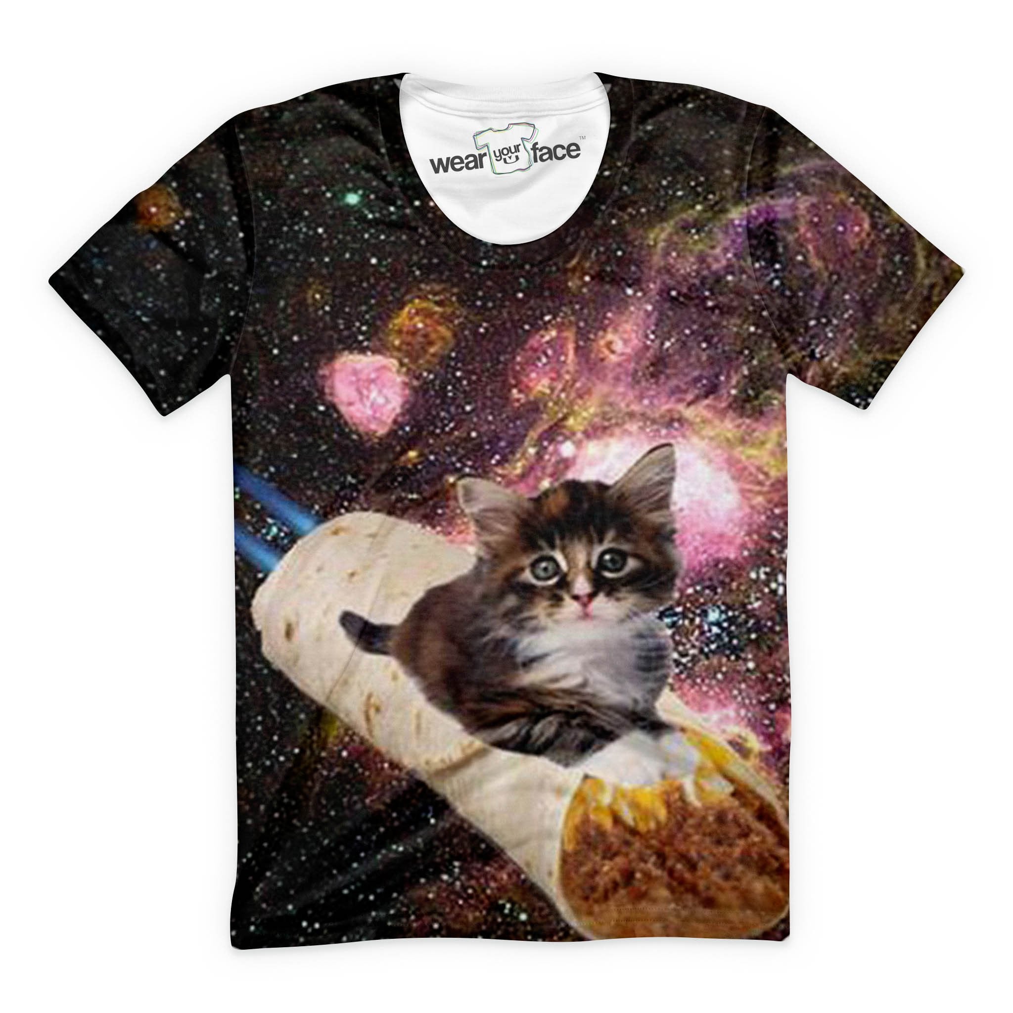 Burrito Space Kitten T-Shirt