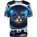 funny cat in space