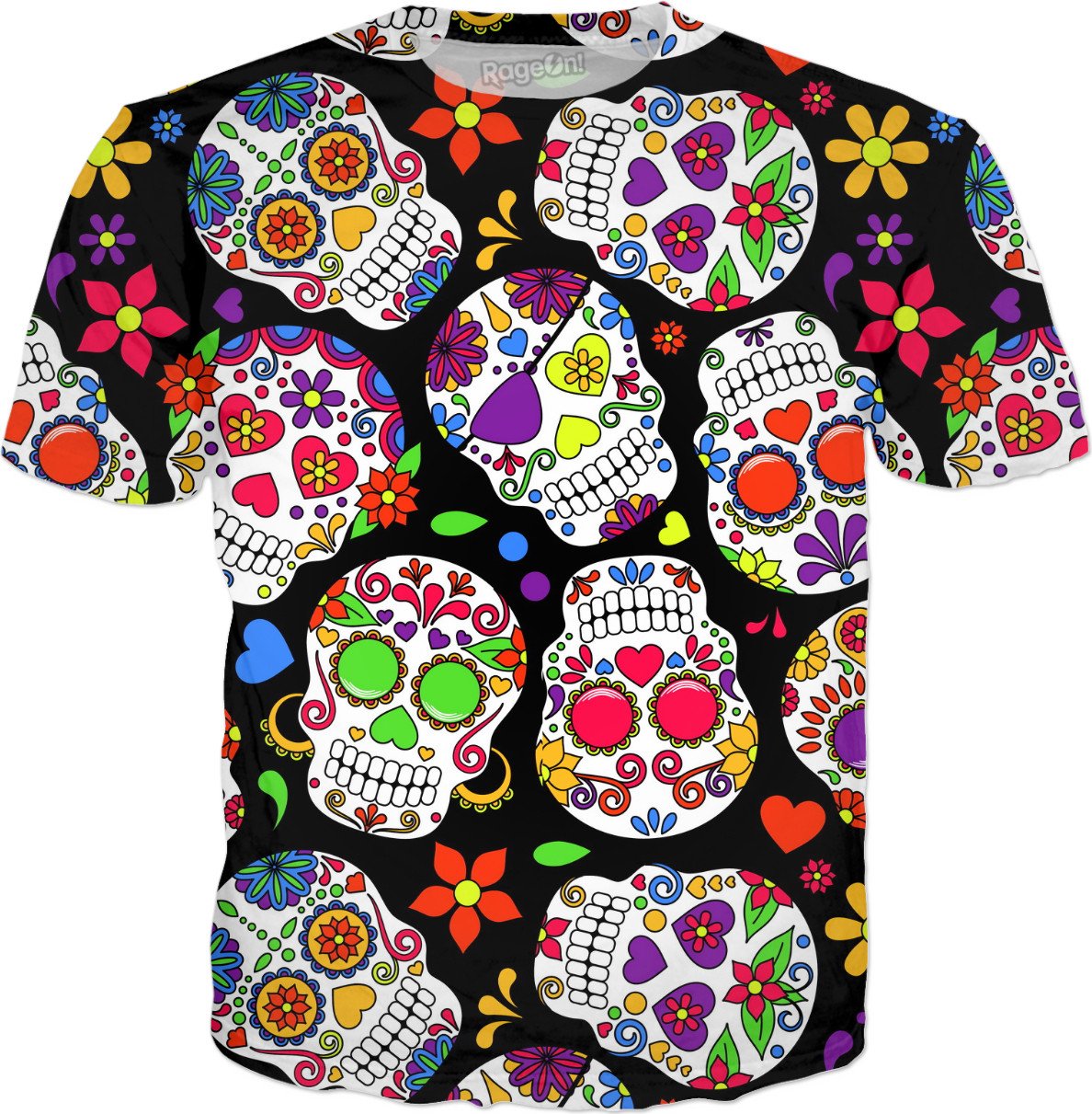 Flower Skulls - Offered In Every Product! T-Shirt