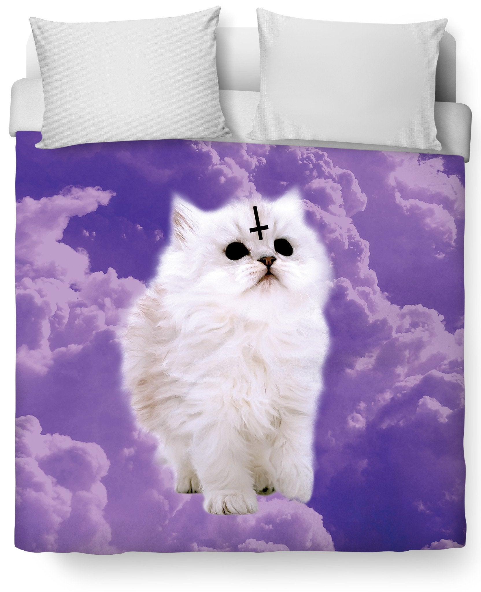 Satan Cat Duvet Cover