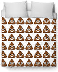 Poop Emoji Duvet Cover