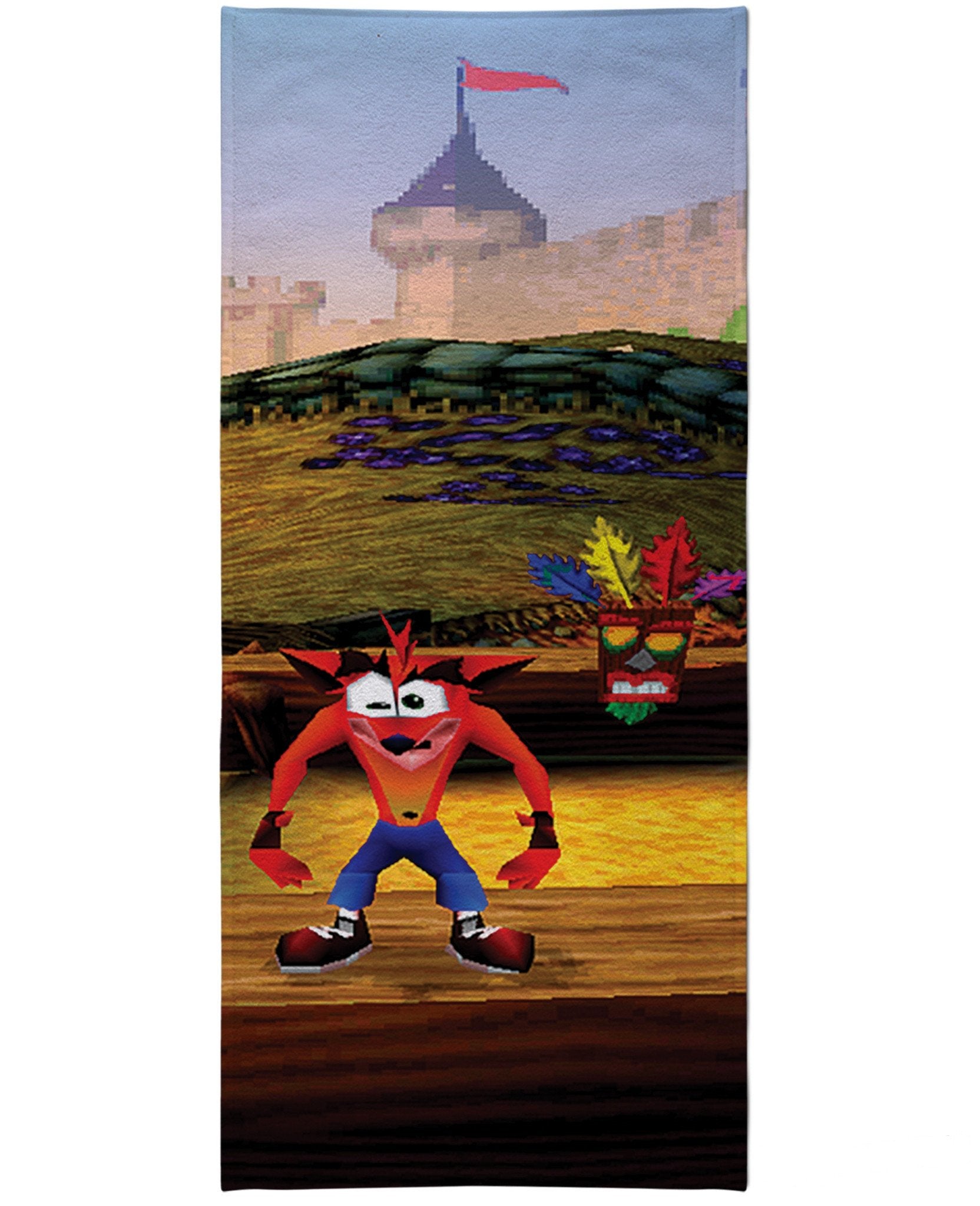 Crash Bandicoot Beach Towel