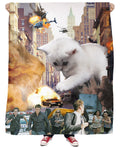 Rampage Cat Fleece Blanket
