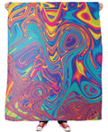 Oil Spill Fleece Blanket
