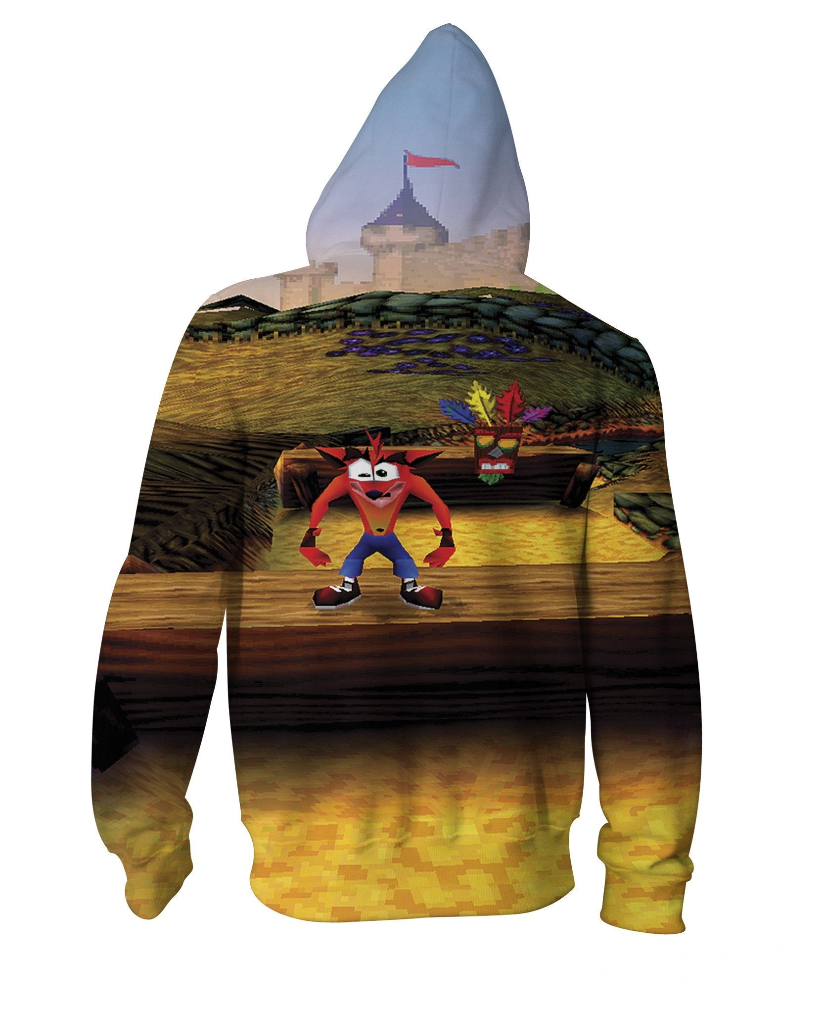 Crash Bandicoot Zip-Up Hoodie
