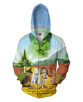 Wizard of Paws Zip-Up Hoodie