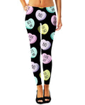 Mean Candy Hearts Leggings