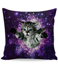 Kitty Glitter Couch Pillow