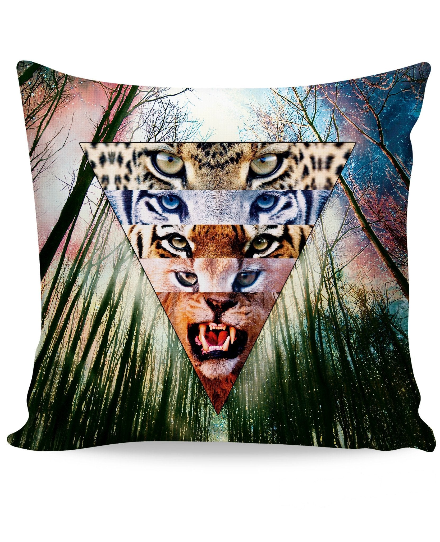 Wild Cats Couch Pillow