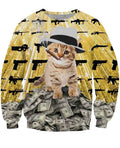 Al CATpone Crewneck Sweatshirt