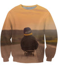 Skateboard Kid Crewneck Sweatshirt