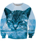 Triangle Cat Crewneck Sweatshirt