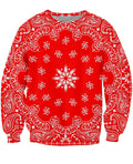 Red Bandana Crewneck Sweatshirt