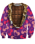 Chocolate Bar Crewneck Sweatshirt
