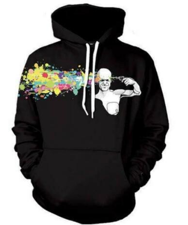 Abstract Headshot Hoodie