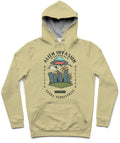 Alien Invasion Trendy All-Over Print Solid Yuma Hoodie