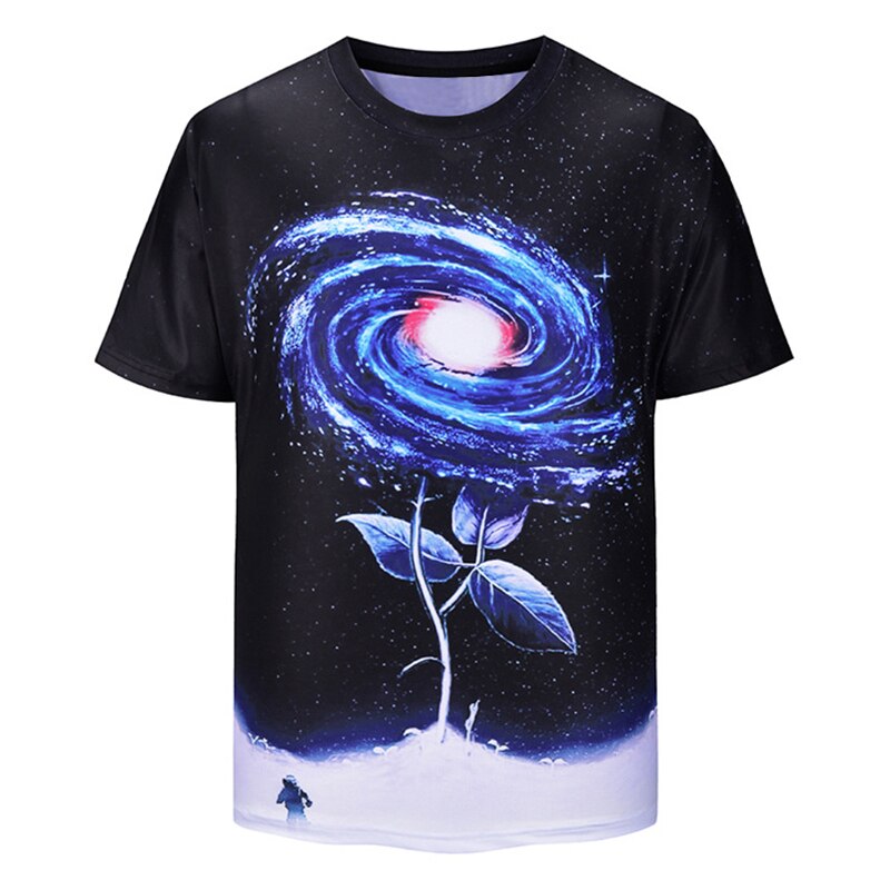 surreal galaxy flower swirl