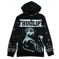 Thug Life All Over Print 2pac Tupac Shakur Makaveli Black Hoodie