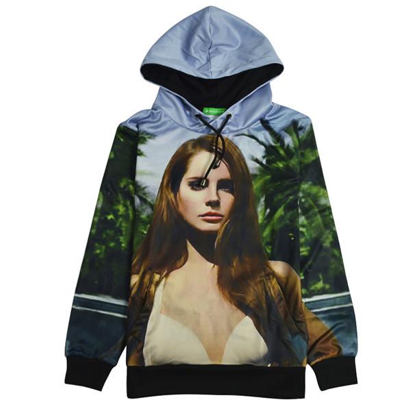 Models All Over Print Beautiful Girl Hoodie